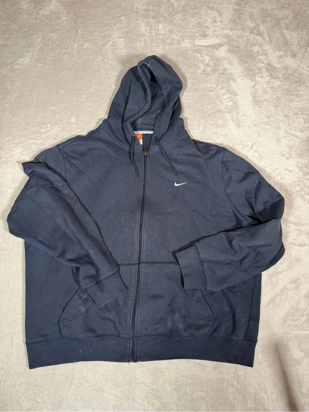 Nike Men's Dark Navy Full-Zip Hooded Sweatshirt